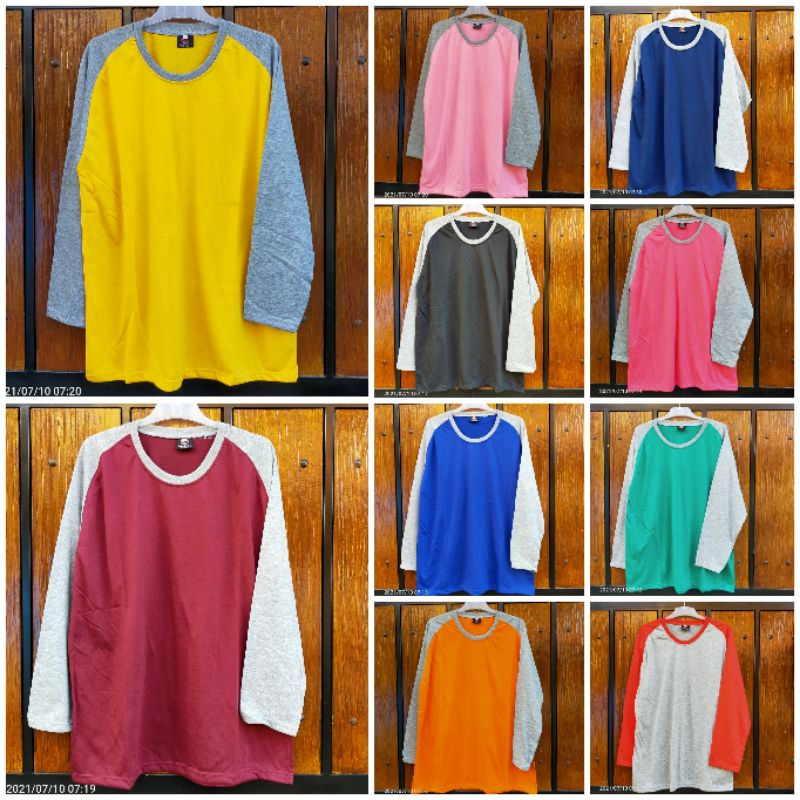 KAOS Raglan panjang jumbo