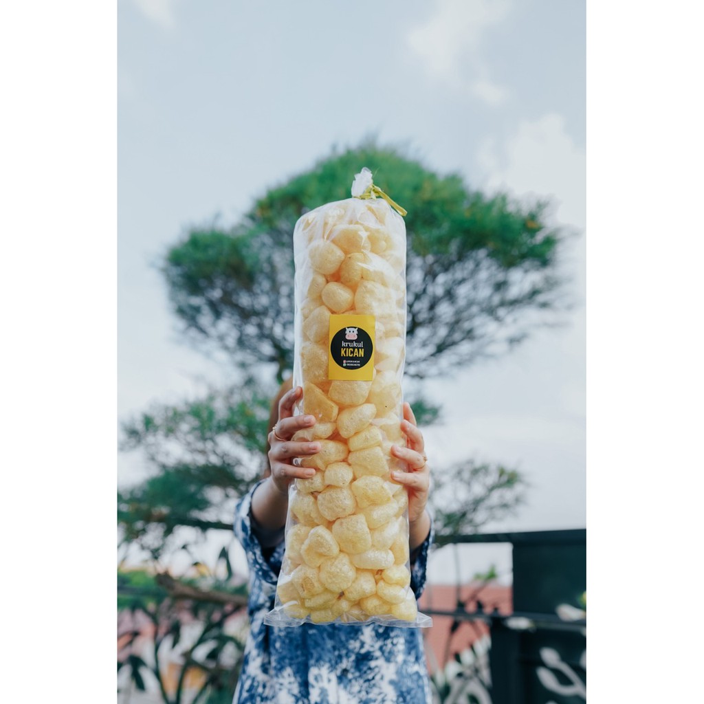 

Krukul Kican kerupuk kulit hits rasa original