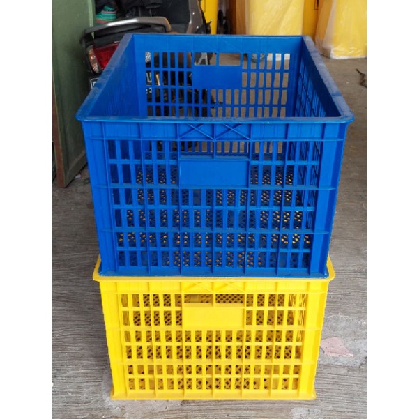 Keranjang Industri + Roda Rabbit 7008 / Container Box Industri Serbaguna