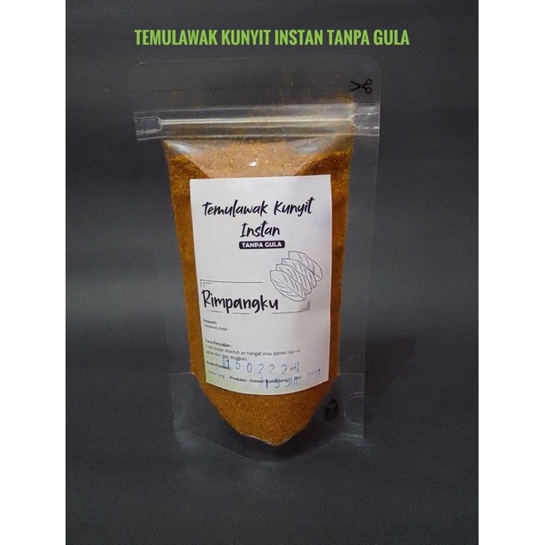 

Temulawak Kunyit Instan Tanpa Gula