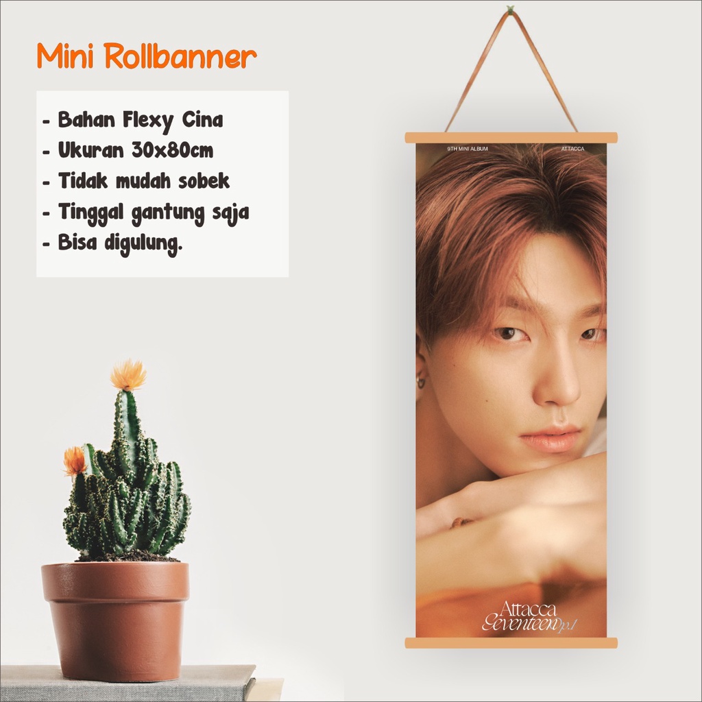 MINI ROLL BANNER SEVENTEEN DINO ATTACCA