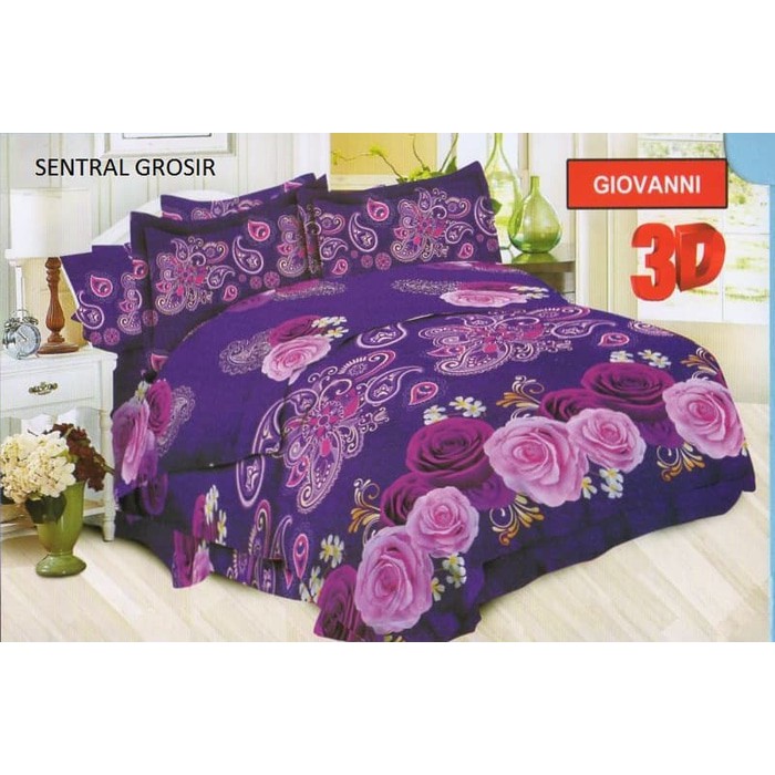 Sprei bonita motif giovanni size king 180 x 200