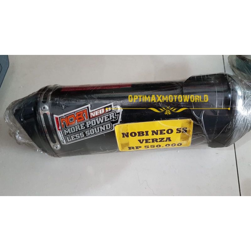 KNALPOT NOB1 NEO SS STAINLESS VERSA ( VERZA )