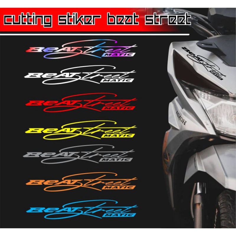 cutting stiker beat street matic