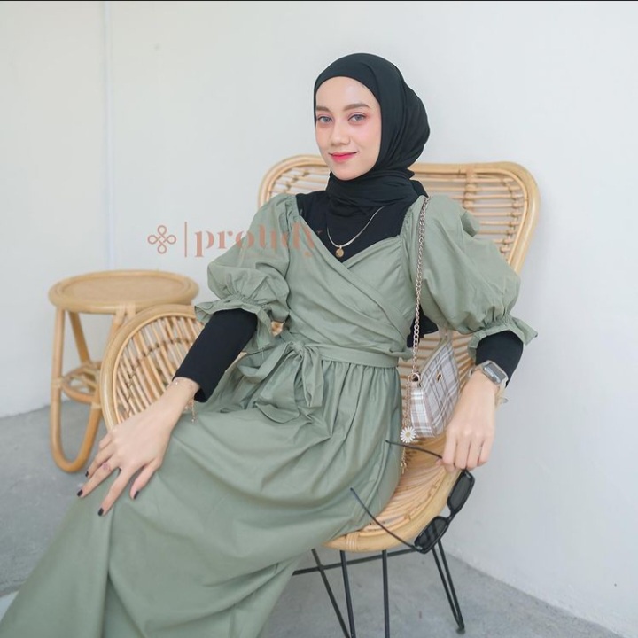 Summer Dress Busui Friendly By Proudyhijab