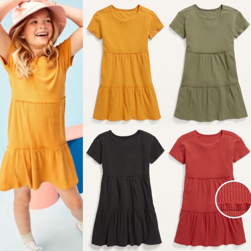 Dress Anak Perempuan OLD Navy Girls Earth Tone