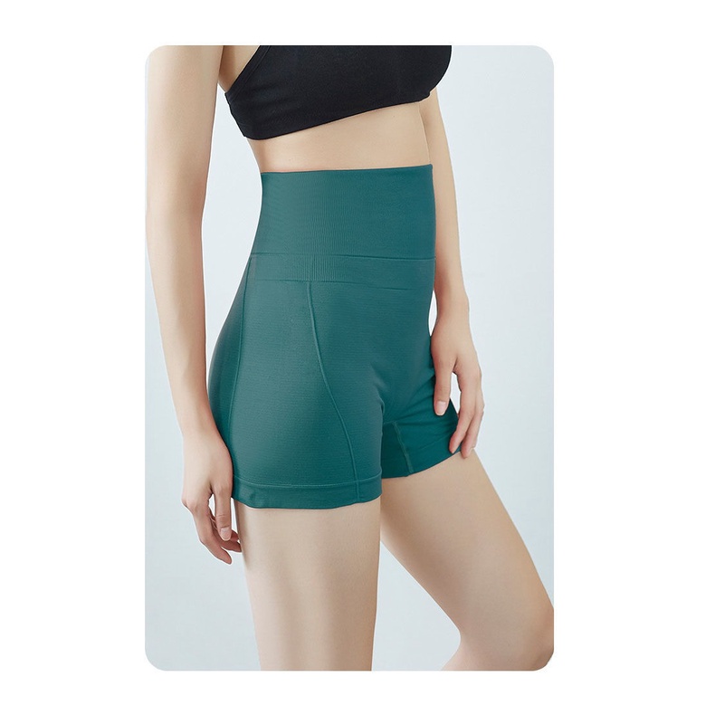 MOGYMOGY W220 Celana Pendek Olahraga Gym Yoga Celana Sport High Waist