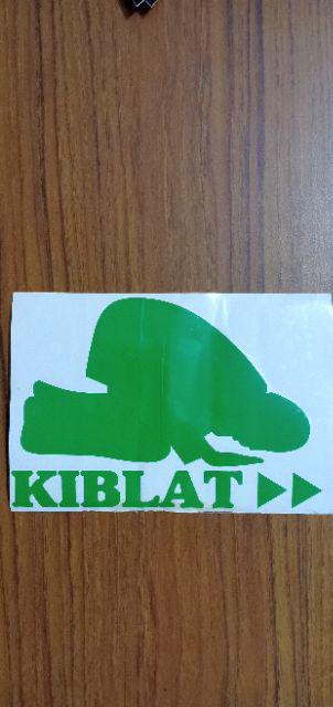 Cuting Stiker Petunjuk Arah Kiblat Untuk Mushola Rumah Masjid Surau