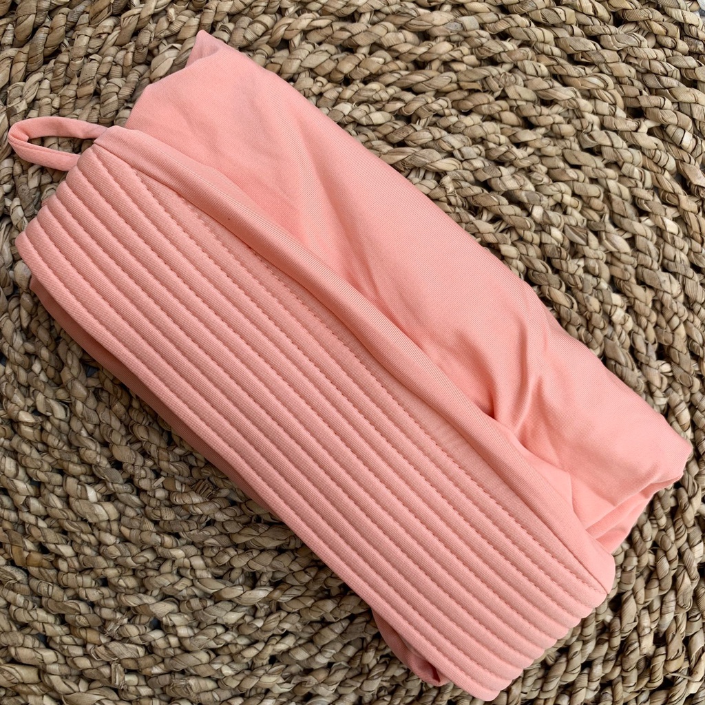 JILBAB ELNIFA SERUT POLOS Part 1-peach