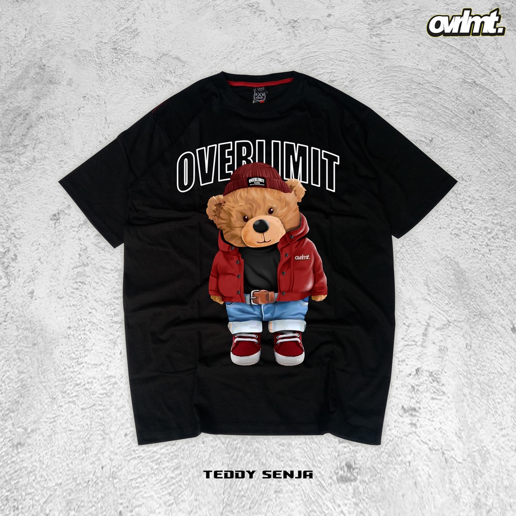 OVERLIMIT TEDDY SENJA T-SHIRT OVERSIZE | KAOS OVERSIZE | STREETWEAR