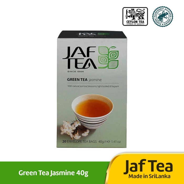 Jual JAF Tea Green Tea Jasmine 40g / 20 Tea Bag / Teh Hijau Jasmine