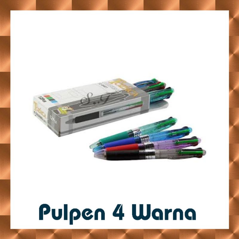 

PULPEN 4 WARNA TOZCHA/PEN 4 COLORS IN 1
