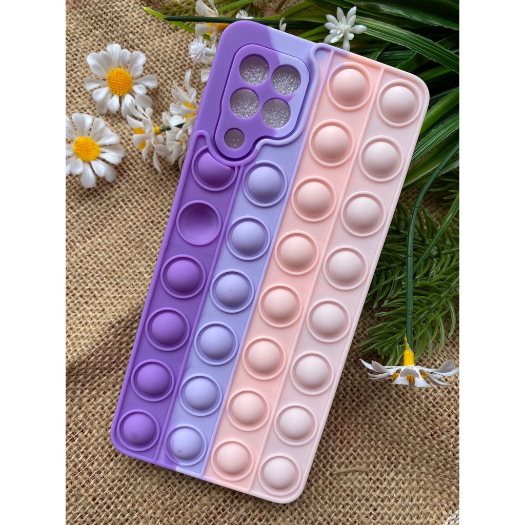 Softcase hp Samsung A22 4G / SamsungA224G / Samsung A224G / Model pop it bulat warna kombinasi