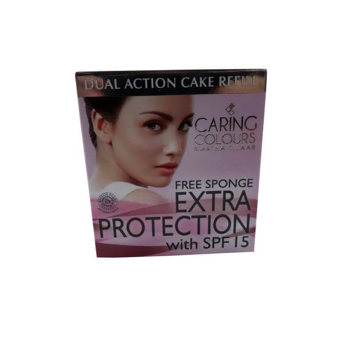 Caring Colours Dual Action Cake Extra Protection Refill + Sponge