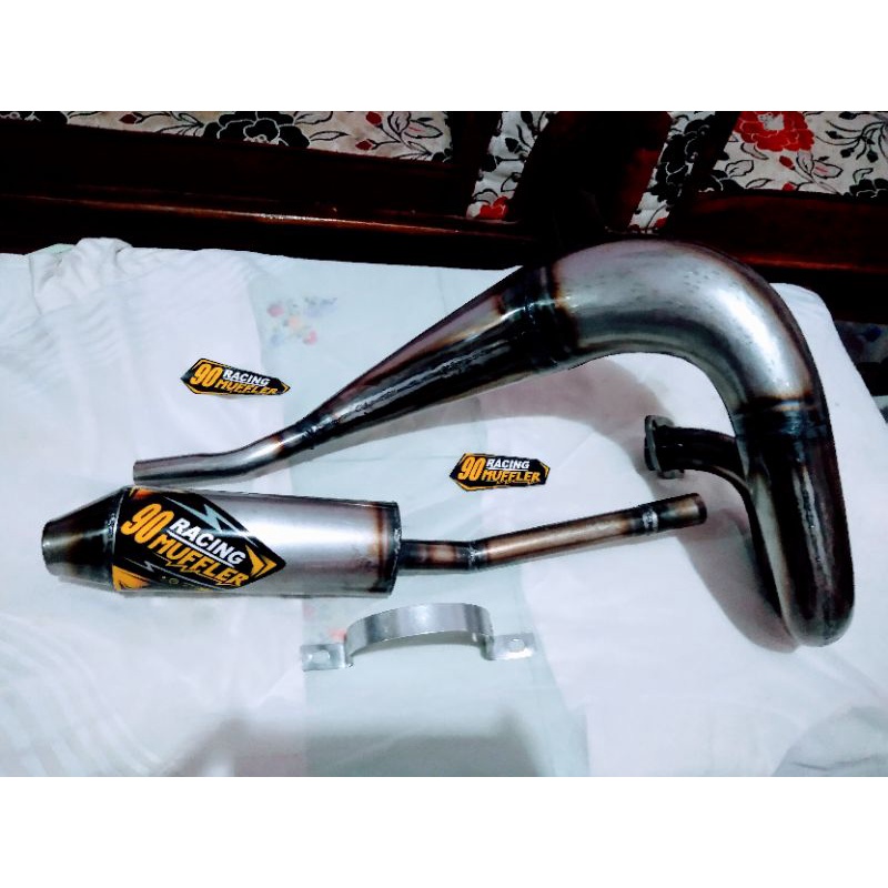Knalpot Rx King Spesial Rxz Trail Udang Pnp Rangka Ktm Klx Gtx Dt100 Ts