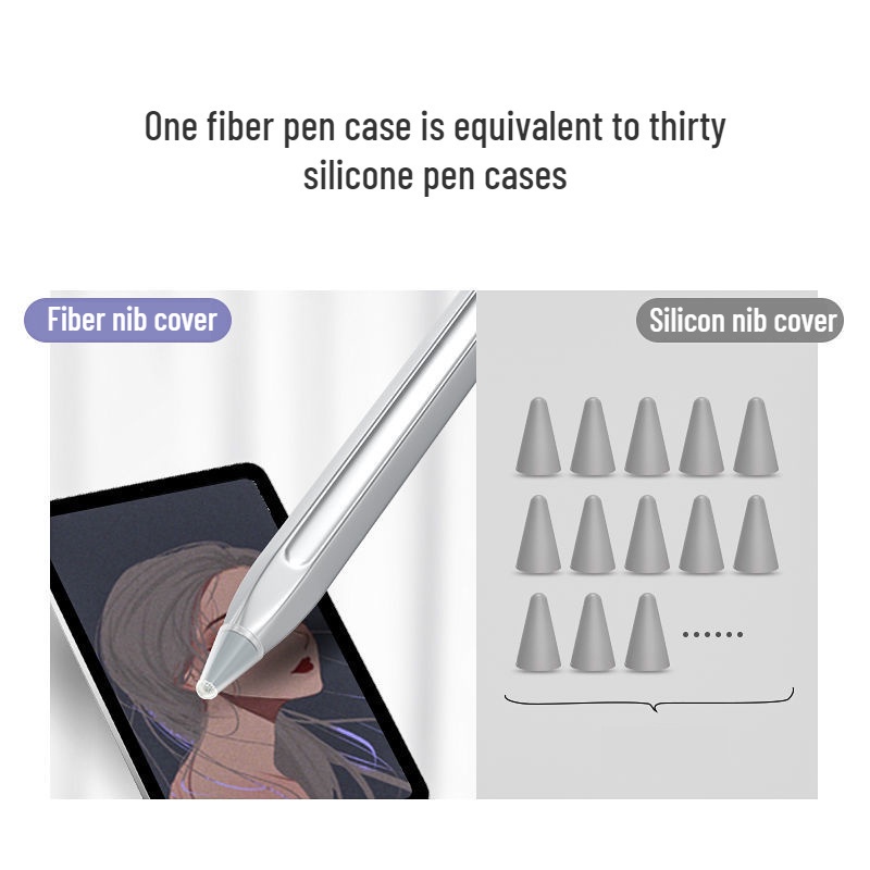 Case Pelindung Pen Stylus Huawei M-Pencil 2 Bahan Fiber Transparan Anti Slip