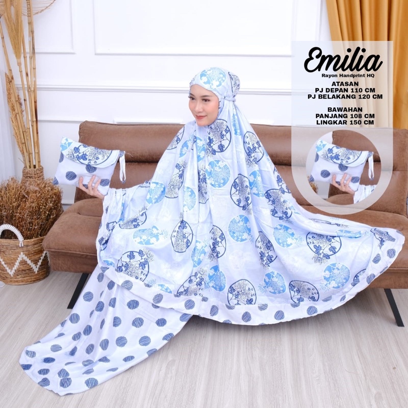 MUKENA DEWASA MOTIF , MUKENA RAYON MURAH