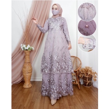 GAMIS MAXI DIRA / MAXI TILE TINGKAT/ FREE MASKER/ GAMIS MUSLIM/ GAMIS BRUKAT/GAMIS BUSUI TILE TINGKA