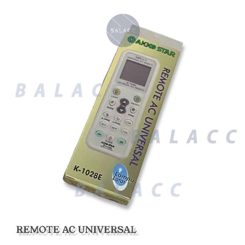 Remote AC Universal / Remot ac Multi K-1028E