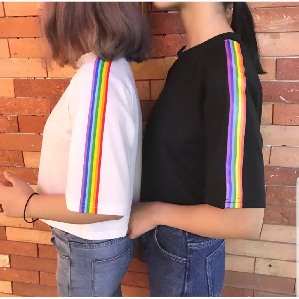 GFS RAINBOWY TEE KAOS ORIGINAL SPANDEK SUPER