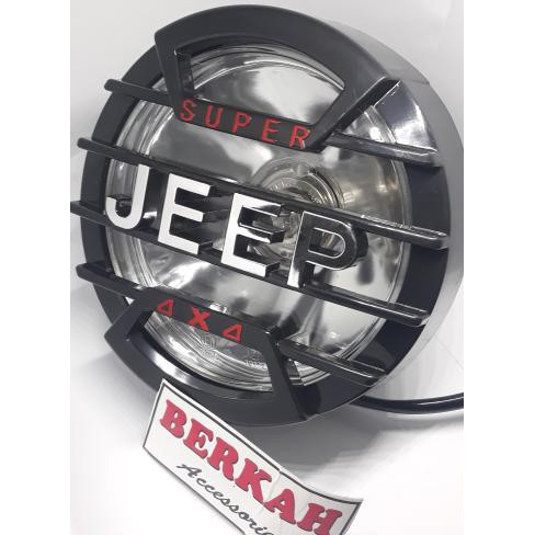 Reflektor jeep/headlamp jeep 4×4/lampu depan jeep h4 kaca bening | Lampu Motor