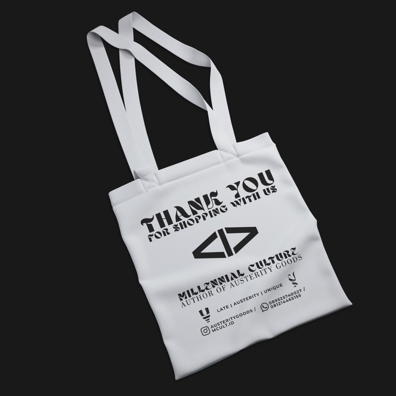 

goodie bag millennial culture white