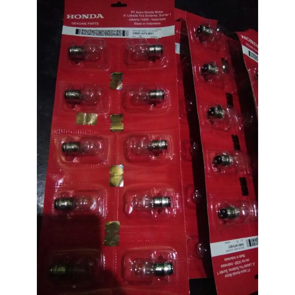bohlam lampu depan kfv honda