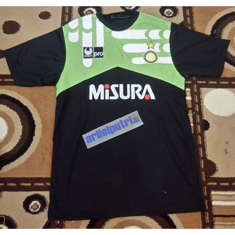 Jersey retro intermilan GK kiper misura hijau  1991