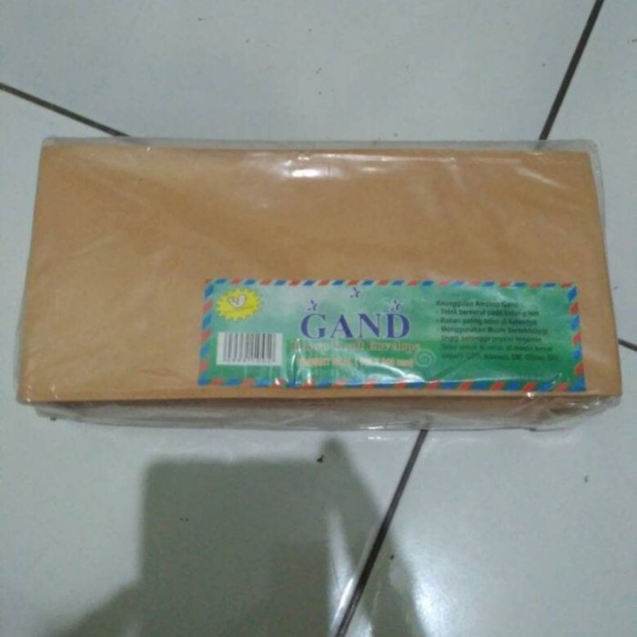 

amplop coklat slip gaji kabinet isi 100 lembar