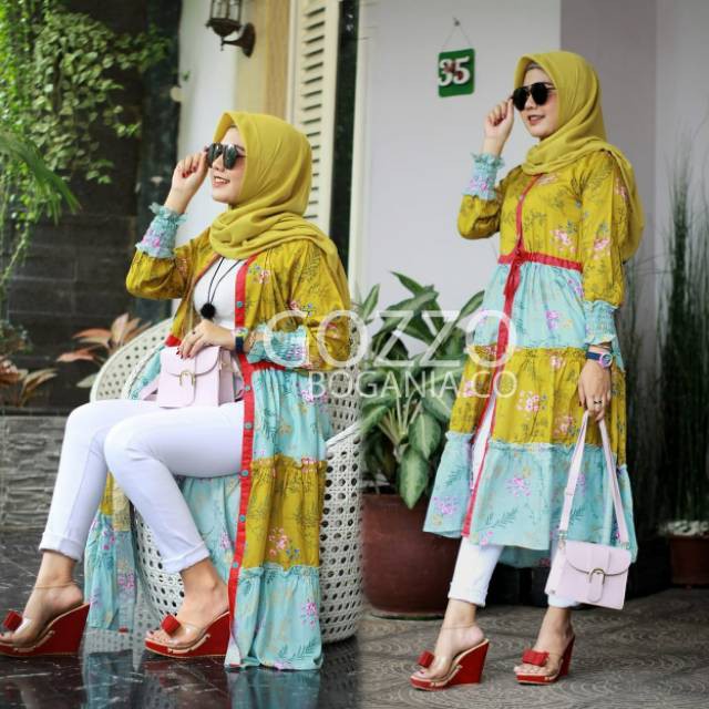 PAKAIAN WANITA TUNIK STYLE KEKINIAN BARU / Tunik Gozzo  bogania