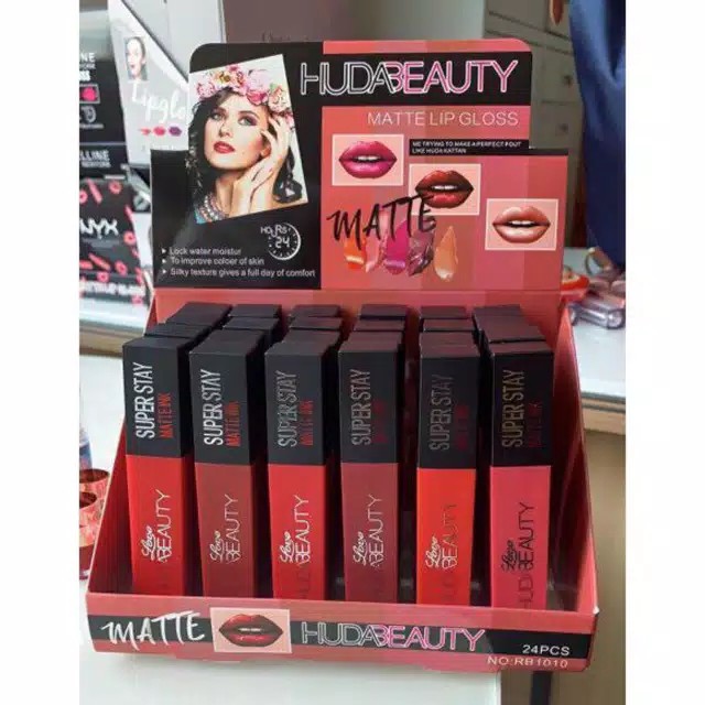 (cyber) cod terbaru  ECERAN Lipcream Huda beauty superStay matte harga satuan