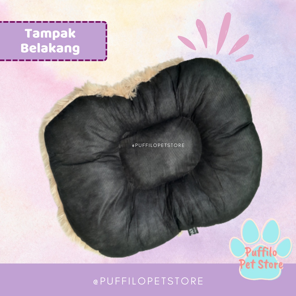 PET BED BULU LEMBUT HANGAT / KASUR KUCING ANJING KECIL