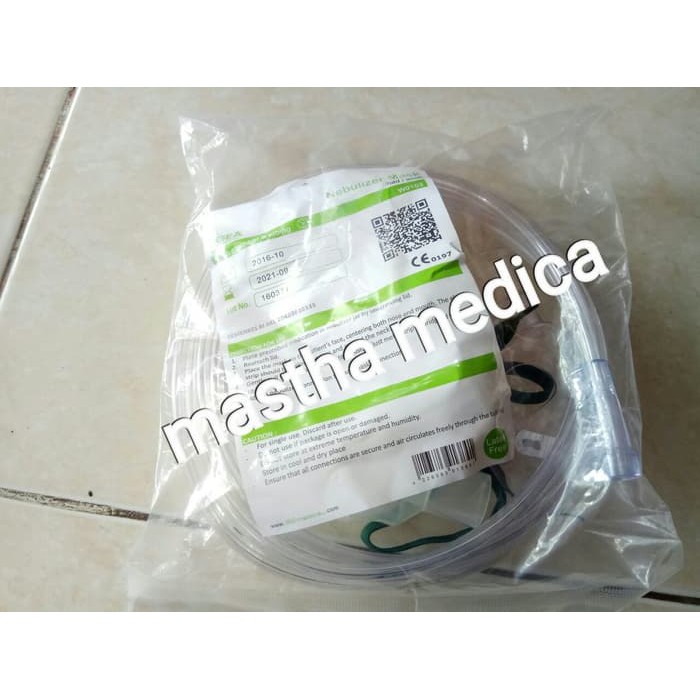 Masker Nebulizer Anak + tempat Obat Mask With Chamber Gea