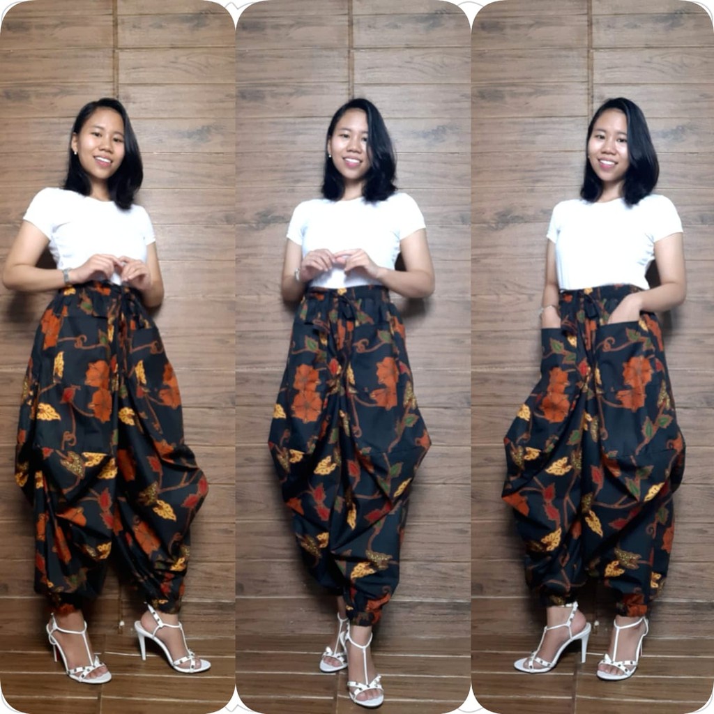 SB Collection Celana Panjang Zianra Longpants Aladin Joger Batik Wanita