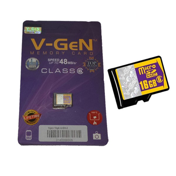 Memory Micro SD 16GB V-Gen