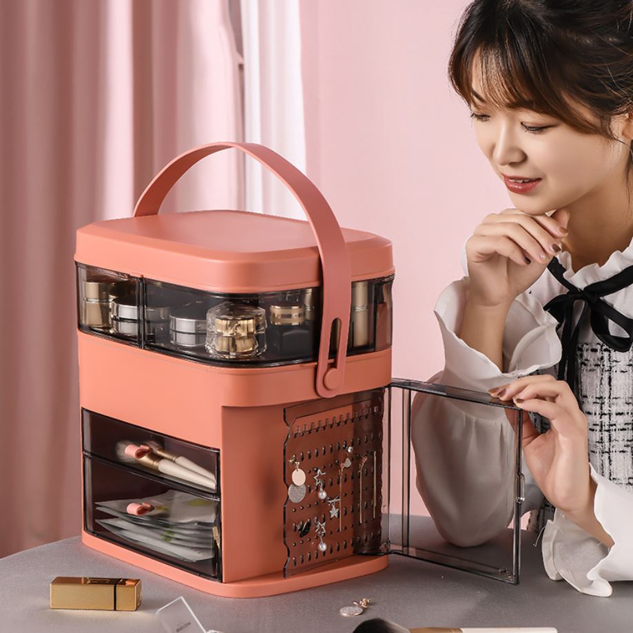Makeup Organizer Travel Storage Tempat Rak Makeup Travelling