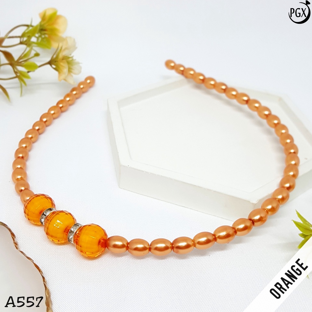 PGX Bando Mutiara Korea Headband Aksesoris Rambut Wanita A557