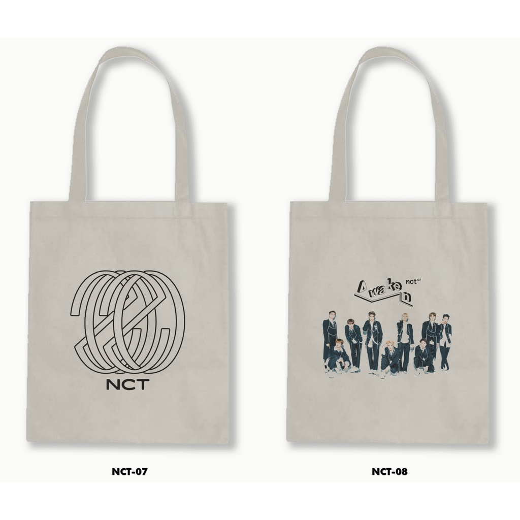 TOTE BAG BLACU - NCT / KPOP