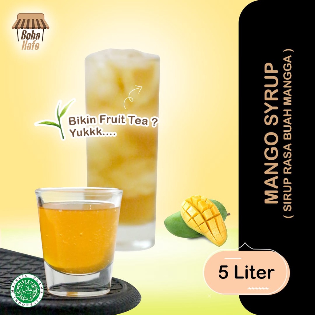 

MANGO CONCENTRATED SYRUP (MERK ITPIN) - UKURAN 7KG/5LITER - SIRUP MANGGA TERMURAH