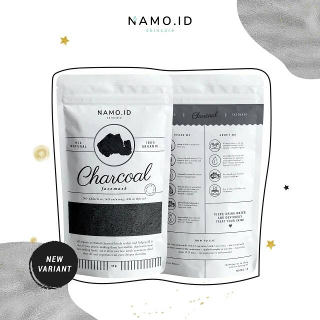 Organic face mask charcoal