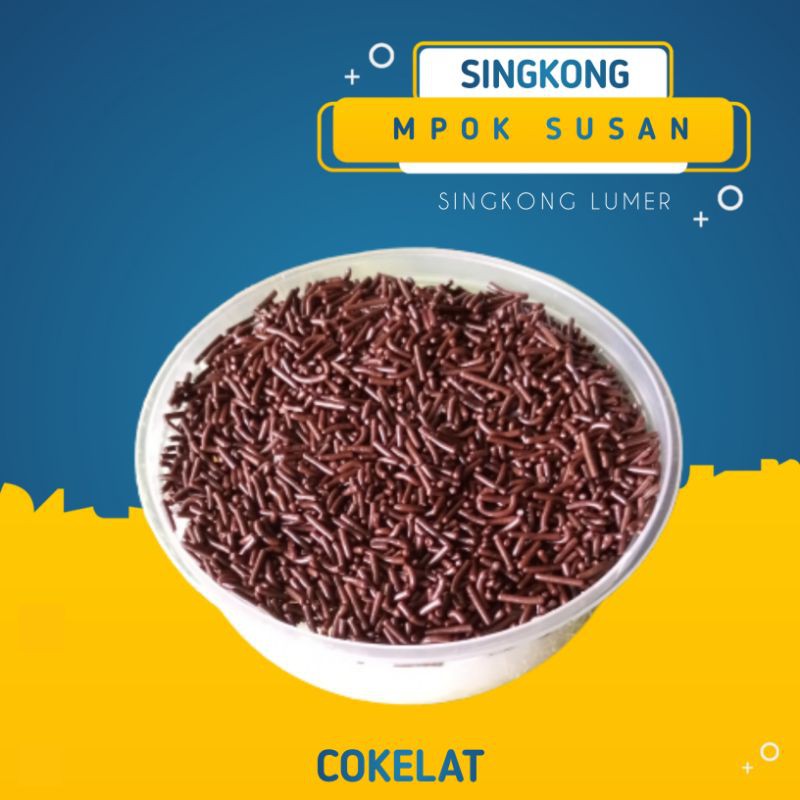 

Singkong Thailand Lumer Dengan Topping Coklat Meses