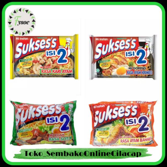 SUKSESS KREMEES | SOTO MIE | SUKSES'S AYAM BAWANG ISI 2