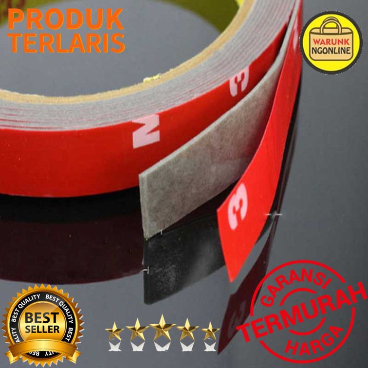 

Double Tape SUPER KUAT 3M Selotip - PEREKAT - ISOLASI - 3m x 8mm