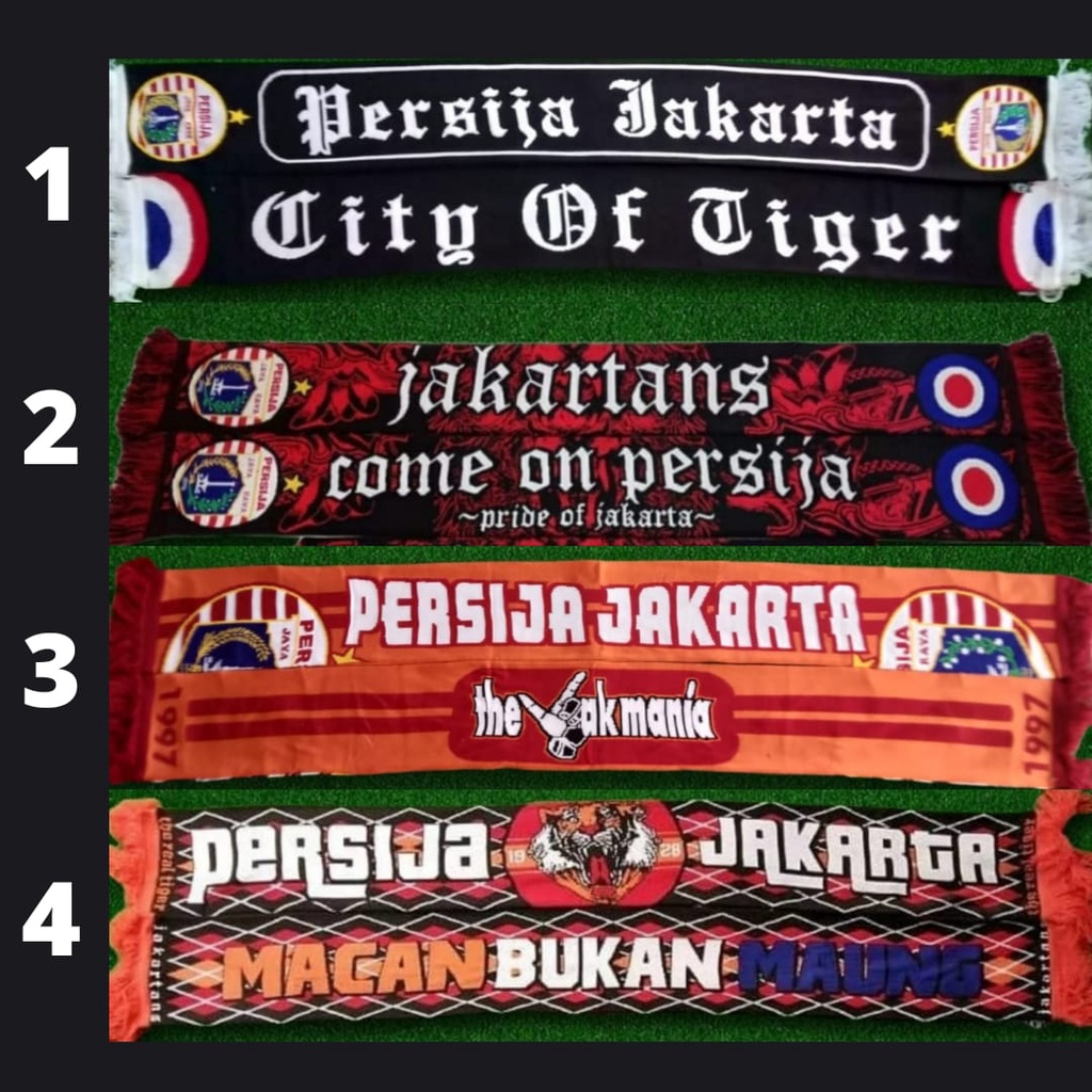 Syal Jakmania The Jak Jakmania Syal Persija Jakarta Rajut Scraft Scarf Persija Jakarta 14 Get HD Sup