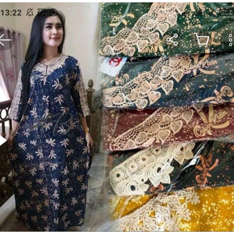 DASTER ARAB ZEMA | RAYON SUPER GRADE A | RESLETING DEPAN BUSUI | RENDA MILO-CK navy