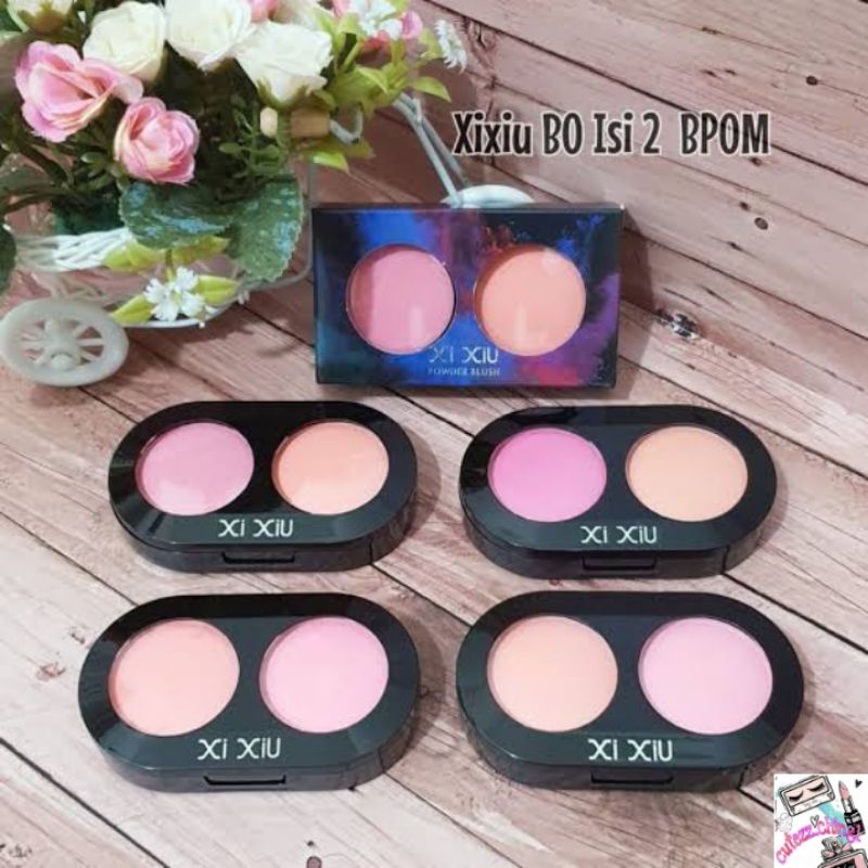 ☃Cutezz_Ching1☃Xi xiu Powder Blush 2In1 - Blush On