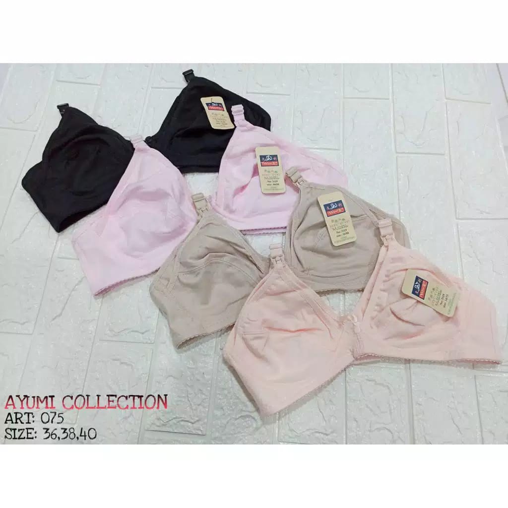 WEN LI  -  Bra BH MENYUSUI Tanpa Busa  Tanpa Kawat /  Bra Maternity / Nursing Bra / WNL 075-WNL 075