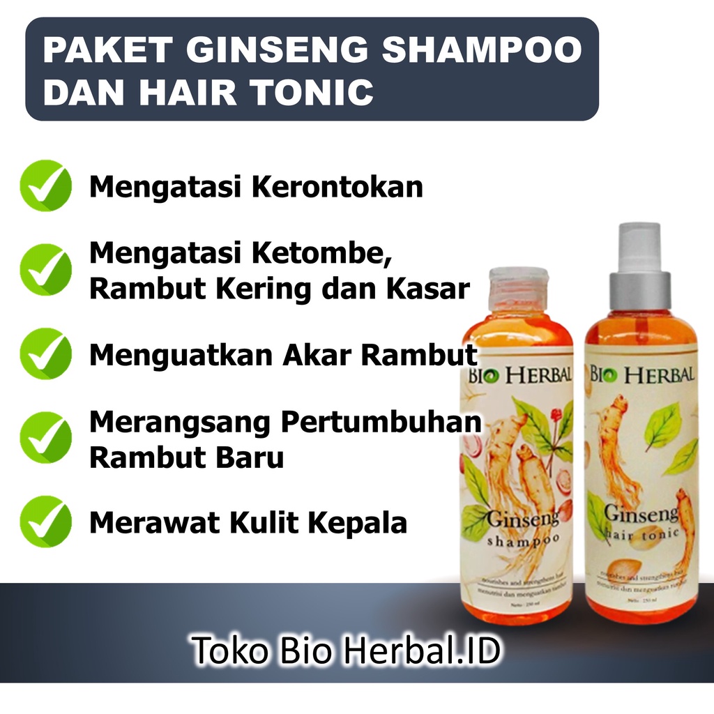 Paket Obat Rambut Rontok Sampo Rambut Rontok Dan Hair Tonik Rambut Rontok Penyubur Rambut Rontok B3R