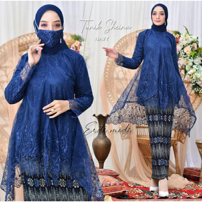 ATASAN KEBAYA TUNIK BROKAT/TUNIK BROKAT/KEBAYA TUNIK/KEBAYA TUNIK BROKAT/DFS