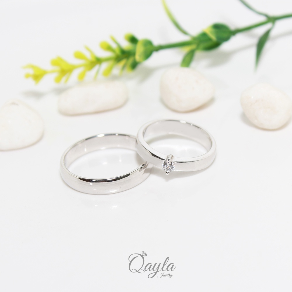 Cincin Kawin Cincin Tunangan Palladium